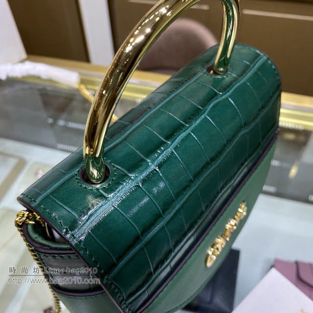 Chloe女包 克洛伊經典Aby lock鱷魚紋圓環鏈條手袋 Chole手提肩背斜挎包  jjh1348